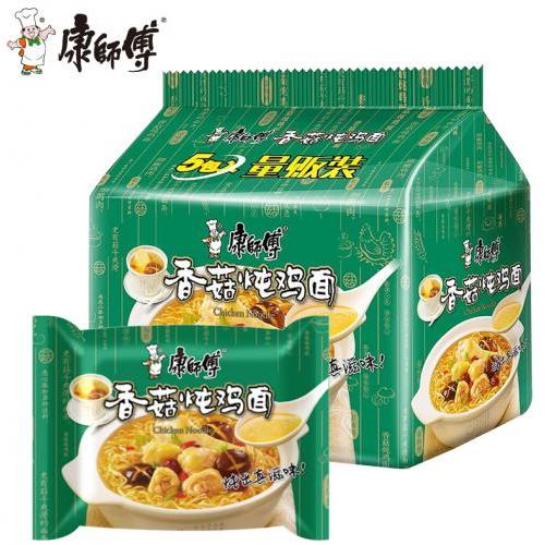 康师傅香菇炖鸡面 5连包