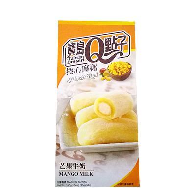 宝岛Q点子卷心麻糬 - 芒果牛奶