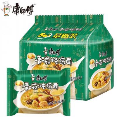 康师傅香菇炖鸡面 5连包