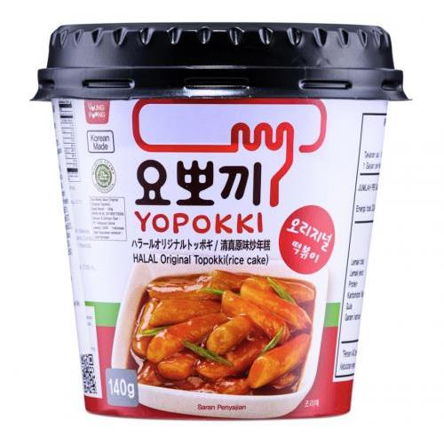 Yopokki 清真辣味炒年糕 140g