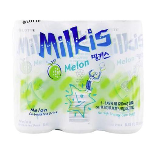 乐天牛奶苏打-哈密瓜味 6*250ml
