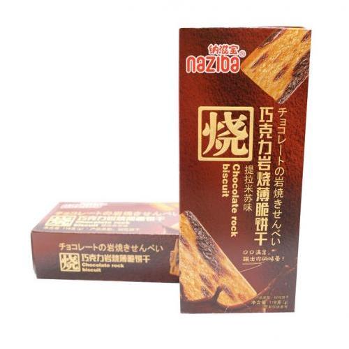 纳滋宝巧克力岩烧薄脆饼干 118g