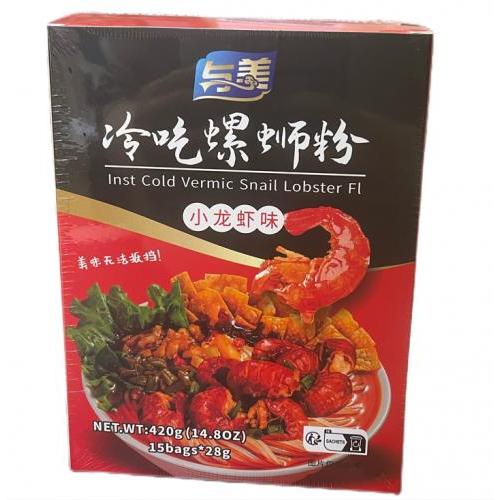 与美冷吃螺蛳粉 - 小龙虾味 15*28g