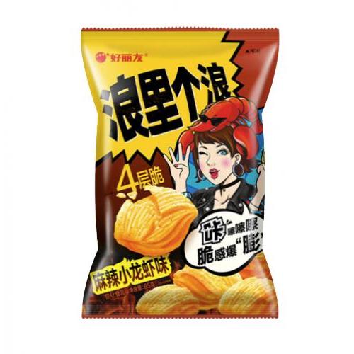 好丽友浪里个浪 - 麻辣小龙虾味 65g