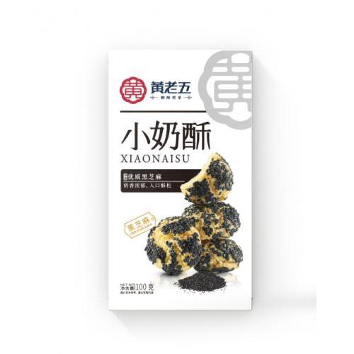 黄老五小奶酥 - 黑芝麻味 100g