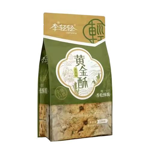 李轻轻黄金酥沙琪玛-香葱味 336g