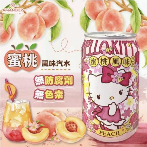凯蒂猫气泡水 - 蜜桃风味 330ml