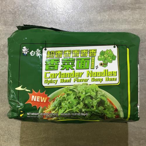 白象香菜面 - 辣牛肉汤 (5) 575g