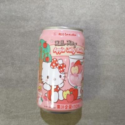 凯蒂猫爆珠饮料 - 苹果味 310ml