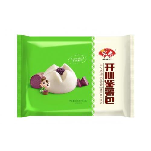 安井开心紫薯包 360g