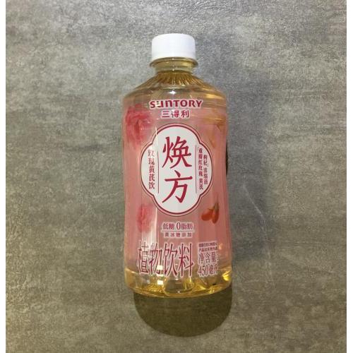 三得利焕方玫瑰黄芪植物饮料 450ml
