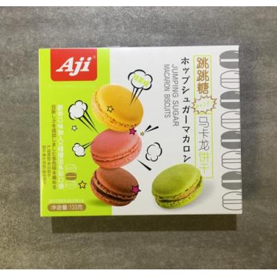 AJI 跳跳糖马卡龙饼干 - 抹茶 133g