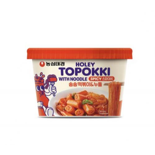 农心带孔年糕炒粉丝 - 辣味 128g