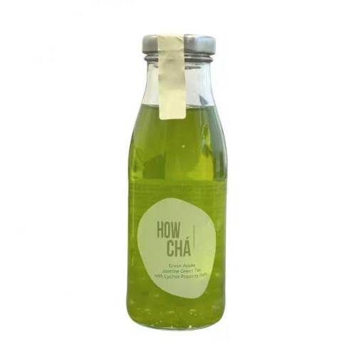 HowCha 青苹果茉莉绿茶荔枝爆爆饮料 260ml