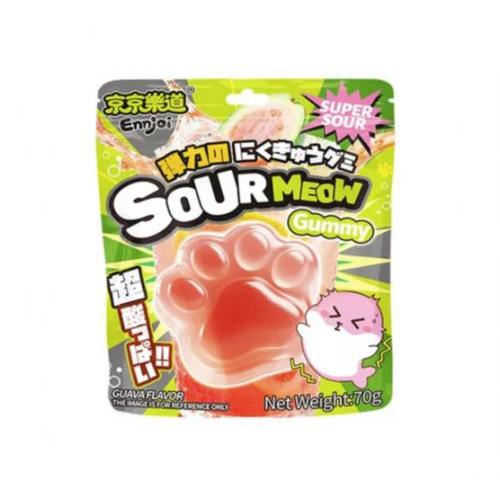 京京乐道猫爪软糖 - 爆酸芭乐 70g