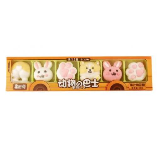 果历琦棉花糖-动物巴士 80g