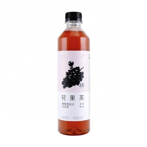 喜茶轻果茶 -葡萄黑加仑乌龙茶 450ml