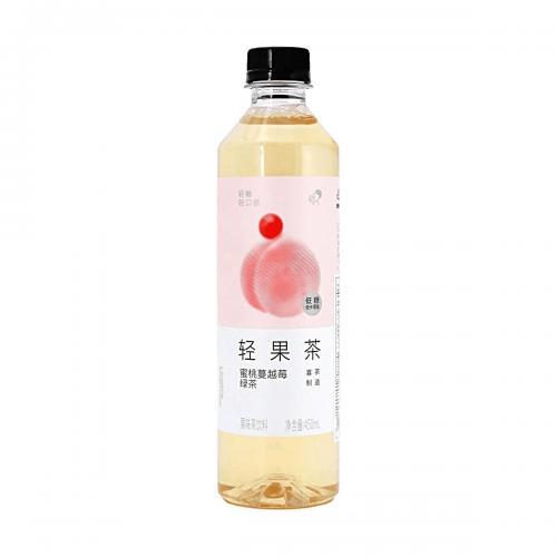 喜茶轻果茶 - 蜜桃蔓越莓绿茶 450ml