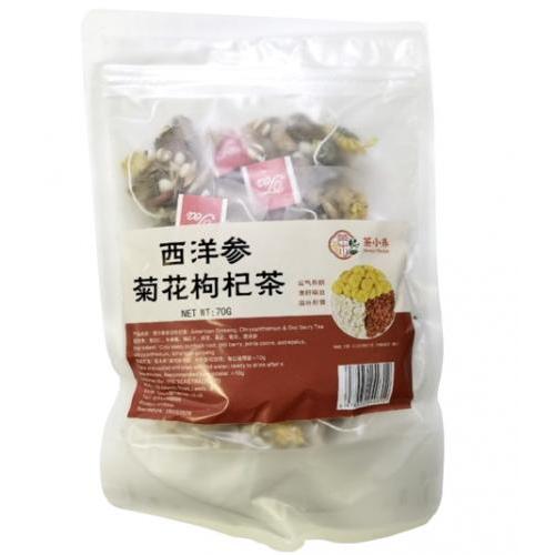 茶小养-西洋参菊花枸杞茶70g