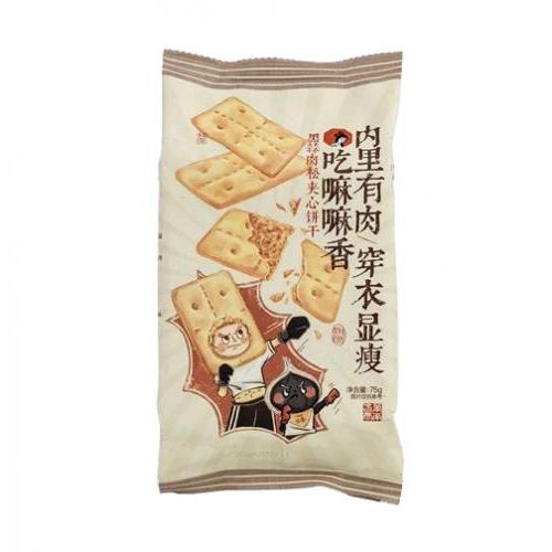 茶颜悦色-黑蒜肉松饼干44g