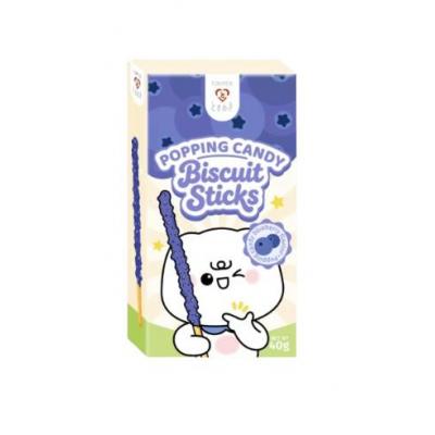 Tokimeki 跳跳糖饼干棒 - 蓝莓味 40g
